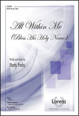 All Within Me SATB choral sheet music cover